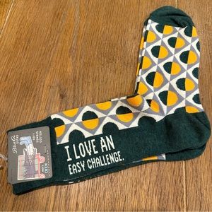 Blue Q Men’s Socks - Love an Easy Challenge